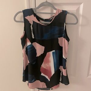 DNKY tank top blue black and pink